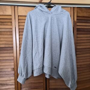 All Saints Heather Gray Knit Top